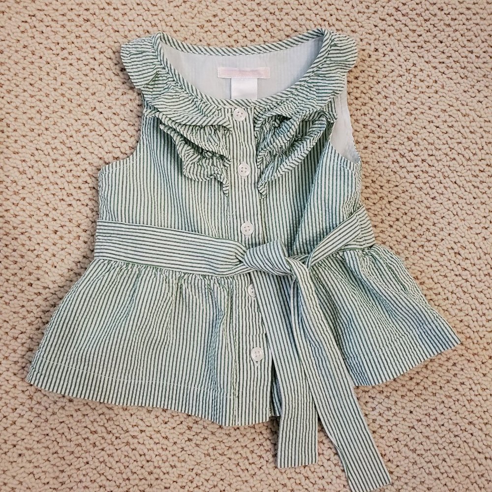 Janie and Jack Seersucker Dress 2T
